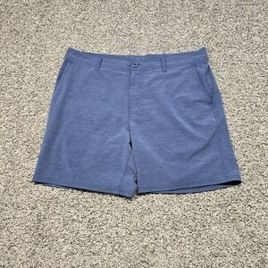 huk performance fishing shorts Men Size 38x7 Blue